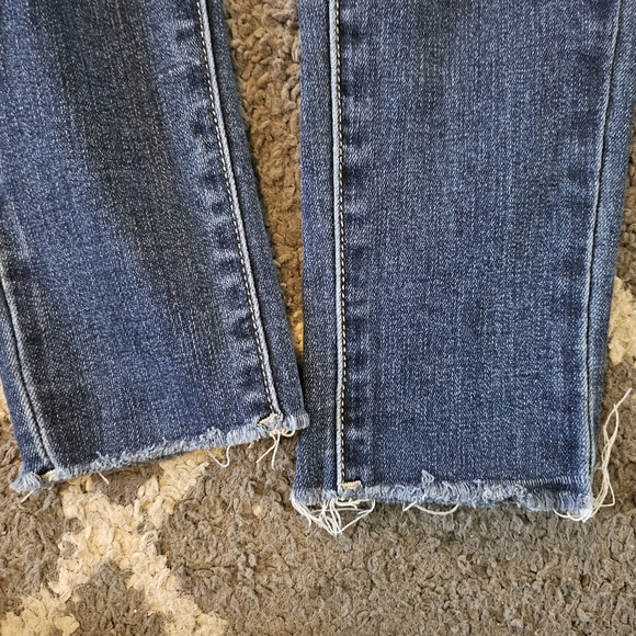 Kancan Distressed High Rise Skinny Jeans Size 24 - Picture 2 of 7